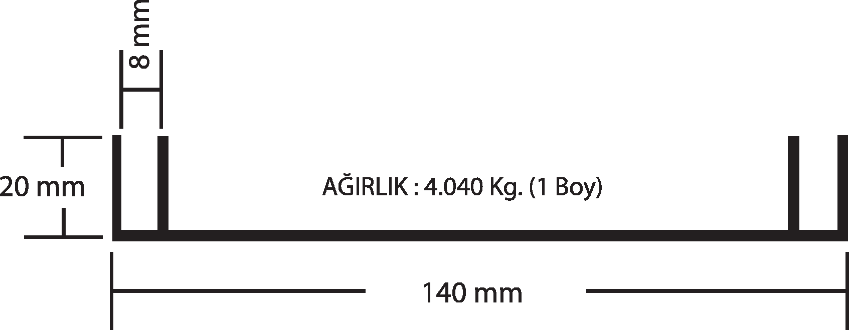 14cm'lik Kasa