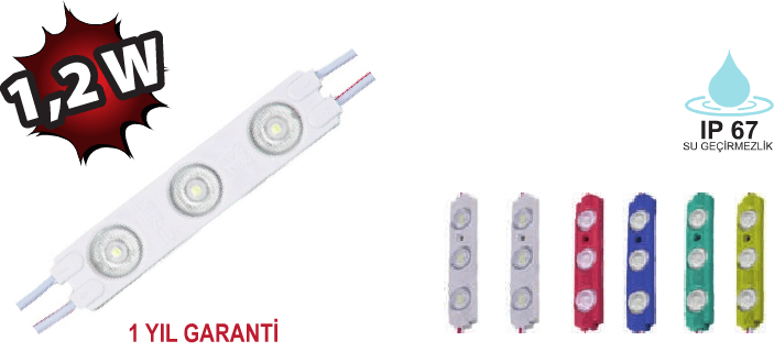 1.2 Watt Mercekli Modül Led