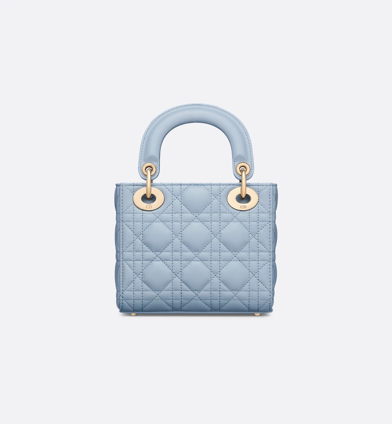 Mini Lady Dior Bag Pale Blue Cannage Lambskin