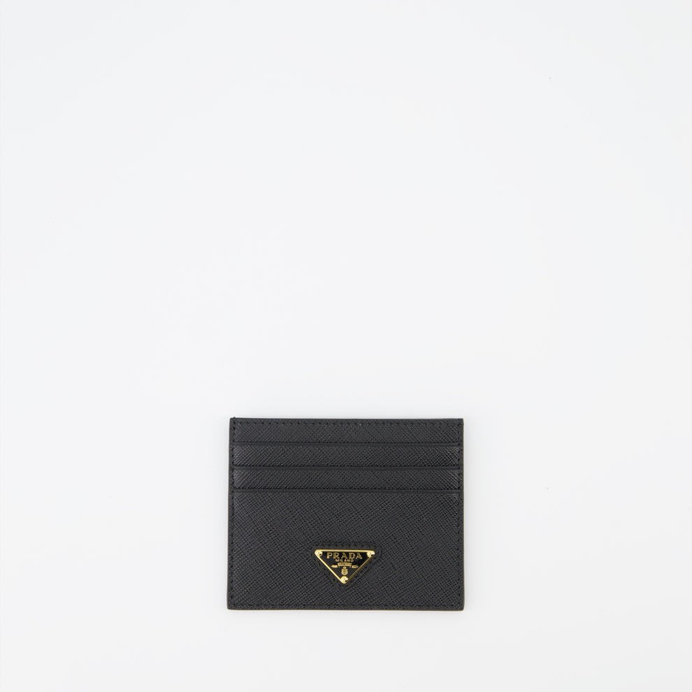 Prada Saffiano Leather Credit Card Holder