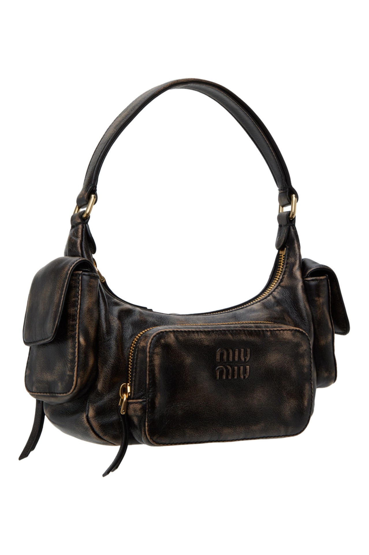 Miu Miu Matelasse Nappa Leather Top-Handle Bag