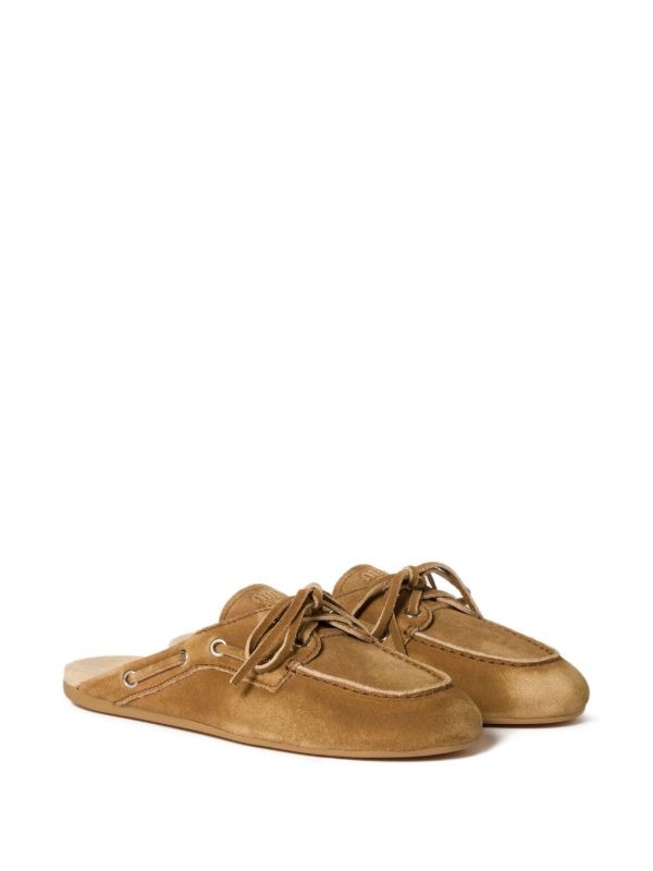 Miu Miu Faded suede mules