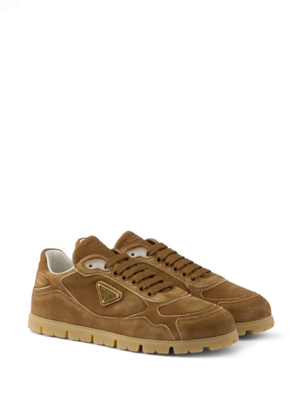 Prada Faded suede sneakers
