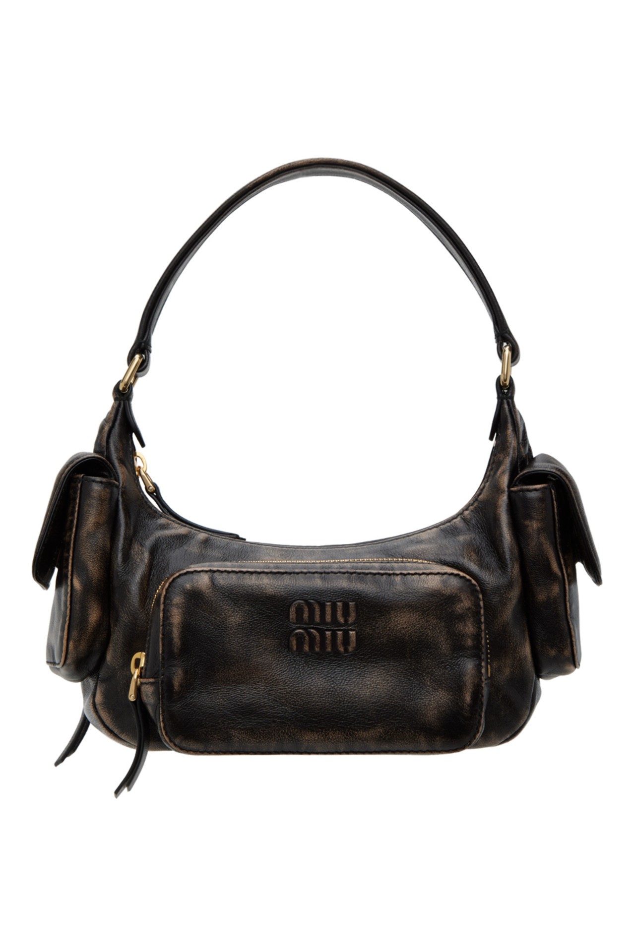 Miu Miu Matelasse Nappa Leather Top-Handle Bag