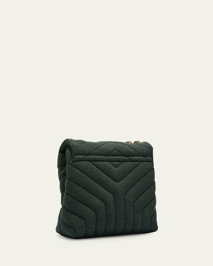 Saint Laurent Loulou Small Shoulder Bag in Quilted Wool