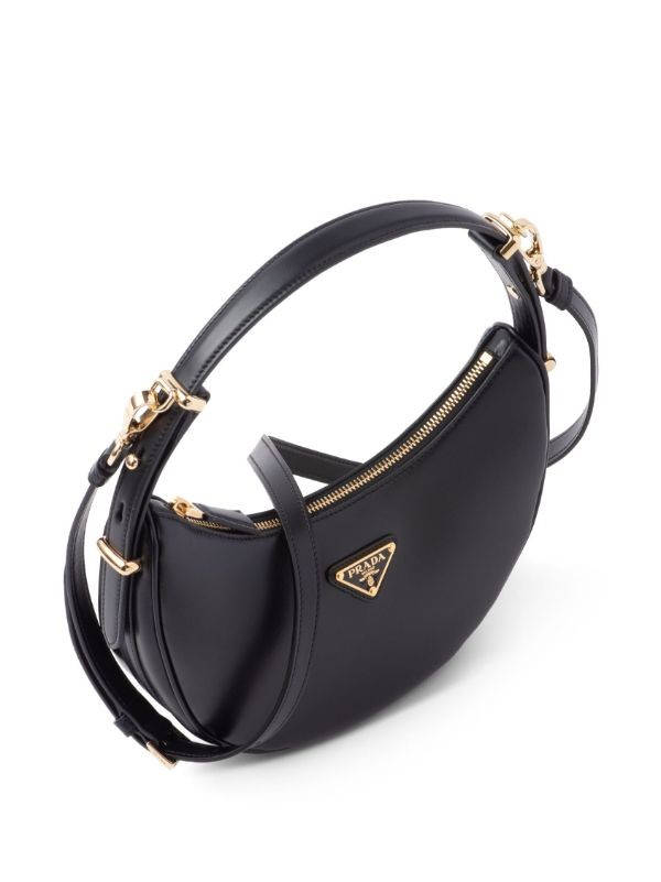 Prada Arque Leather Shoulder Bag