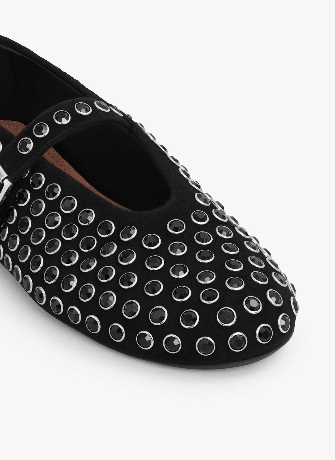 Alaia Strass Ballet Flats