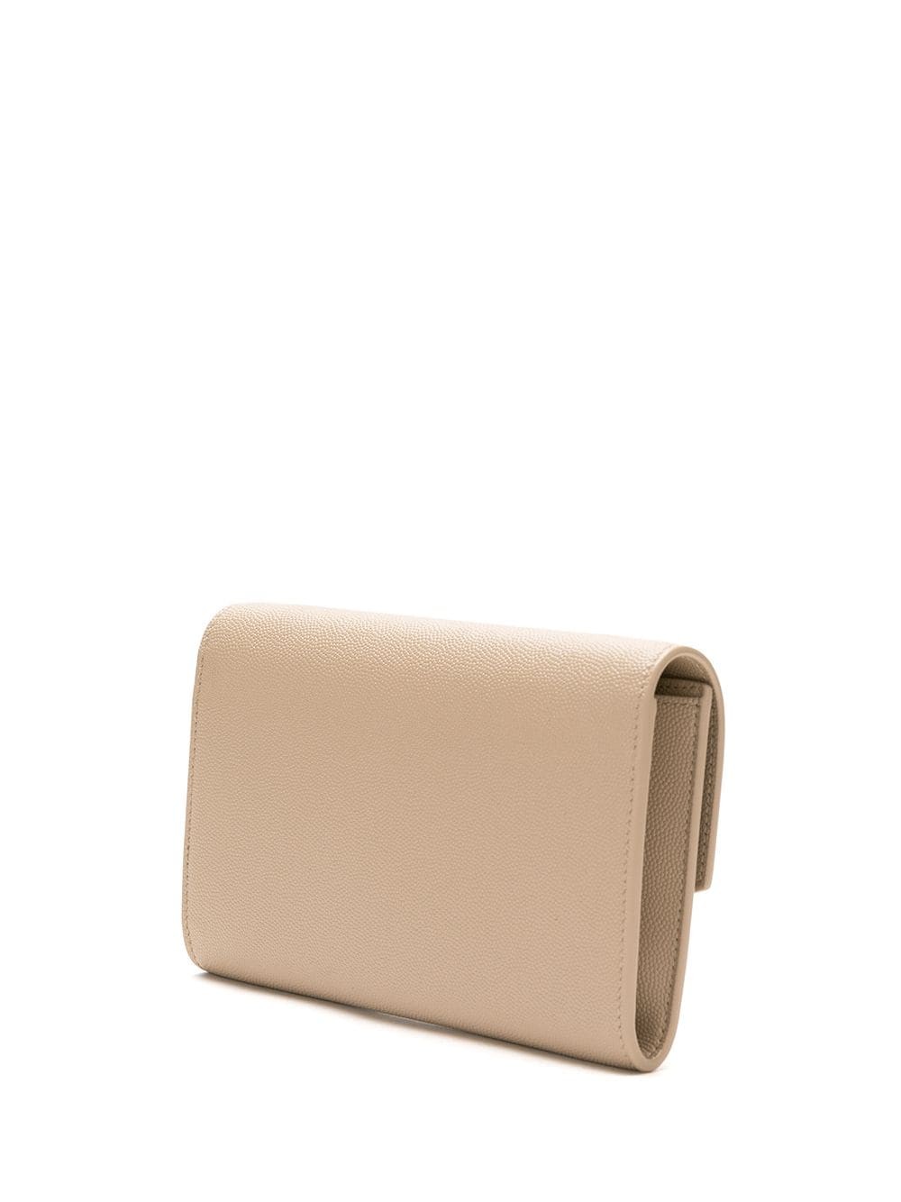 Saint Laurent Uptown envelope leather clutch bag