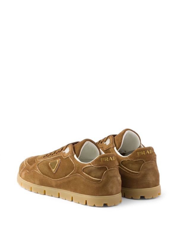 Prada Faded suede sneakers