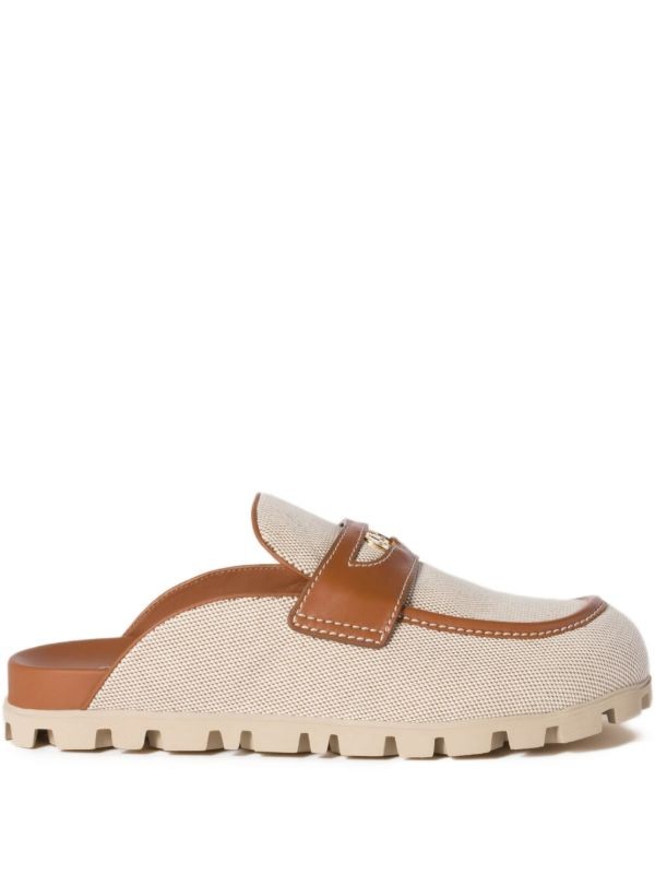 Miu Miu canvas mules