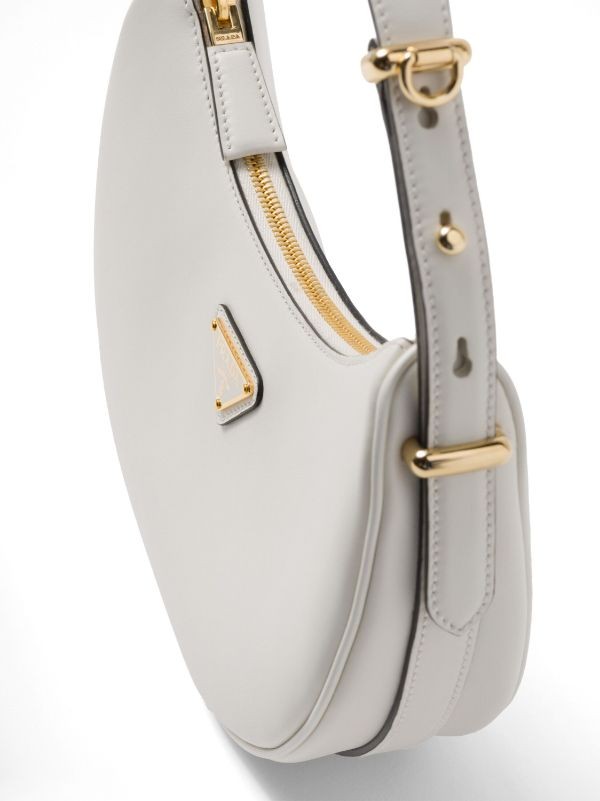 Prada Arque Leather Shoulder Bag