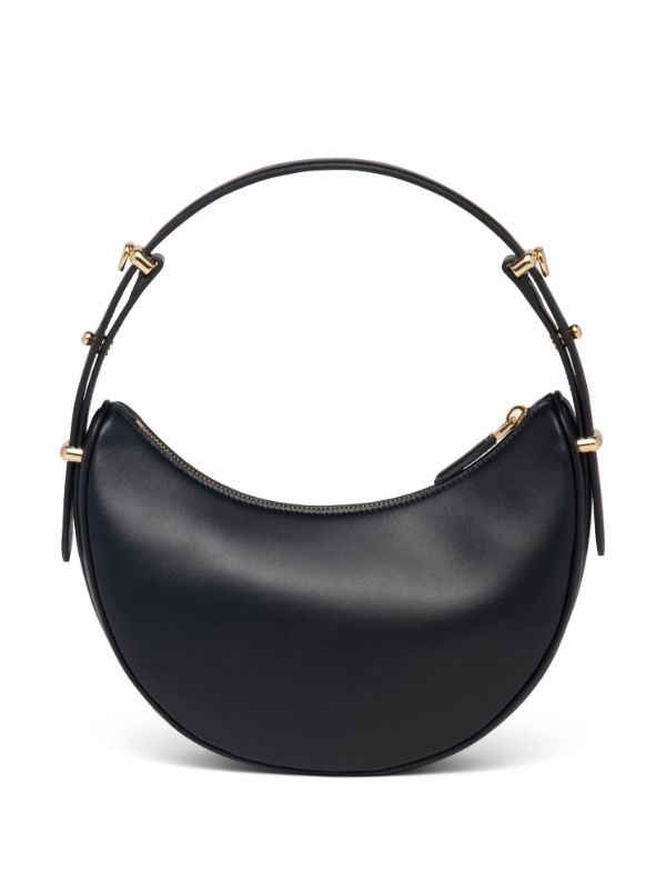 Prada Arque Leather Shoulder Bag