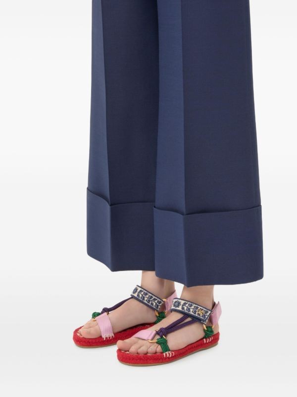  Valentino Garavani 20mm Lake Powell embroidered sandals