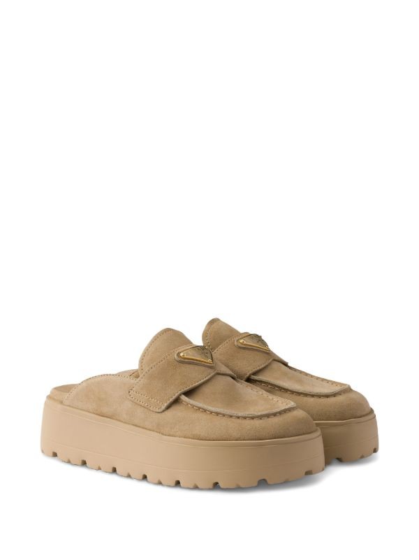  Prada platform slip-on mules