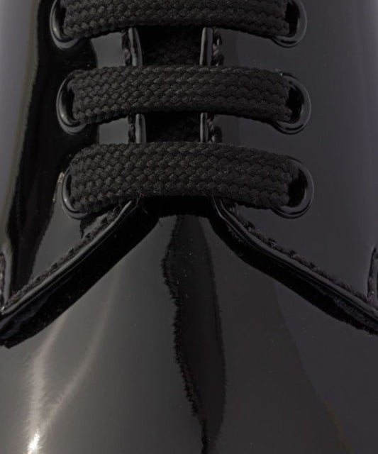 Prada Monolith patent leather lace-up shoes