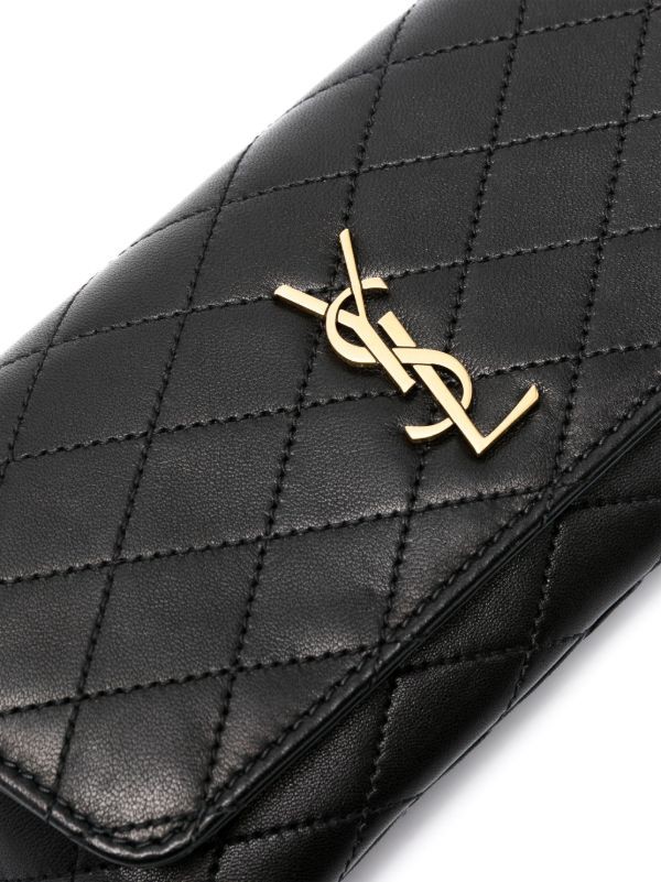 Saint Laurent Gaby quilted phone case bag