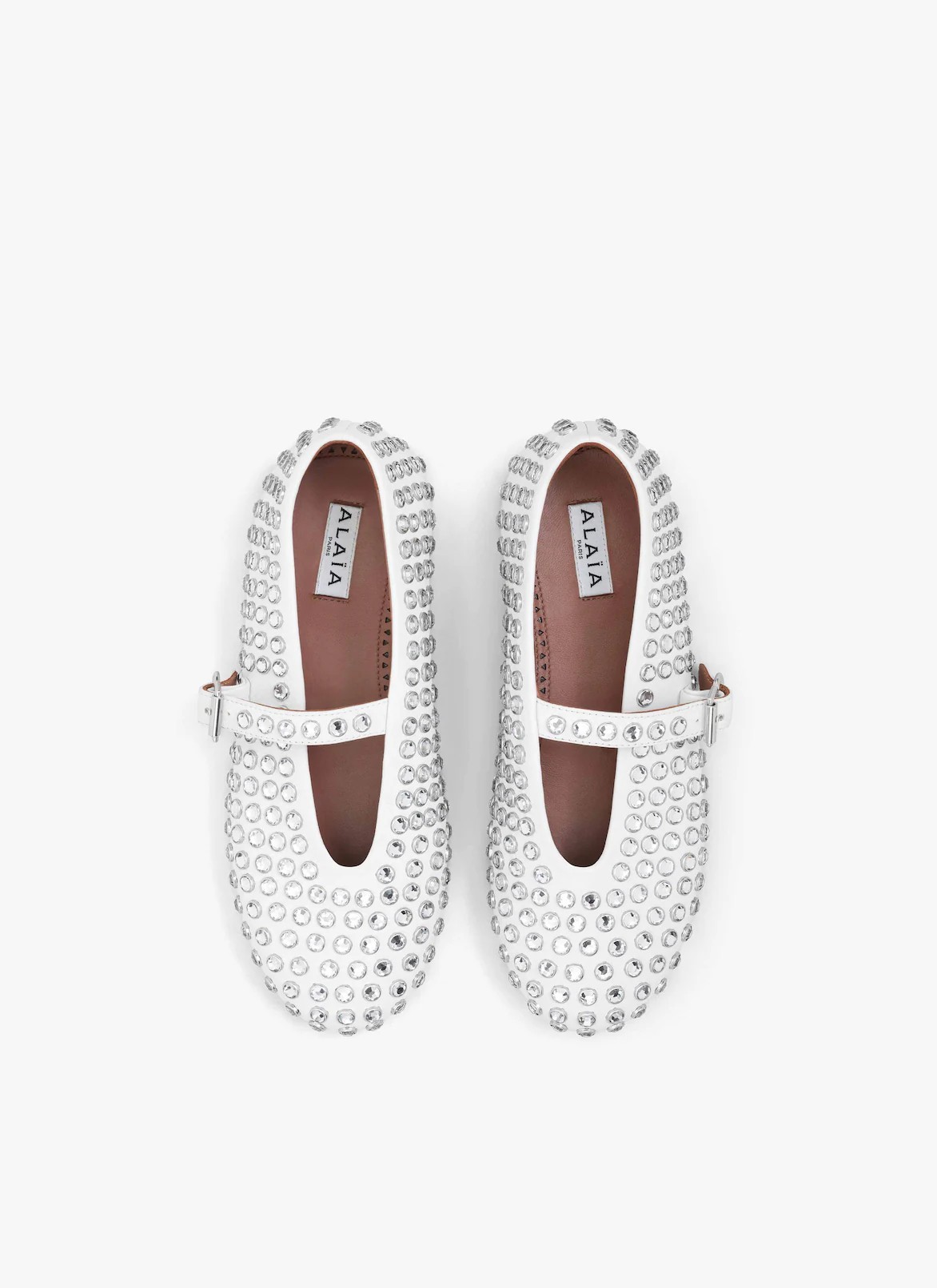 Alaia Strass Ballet Flats