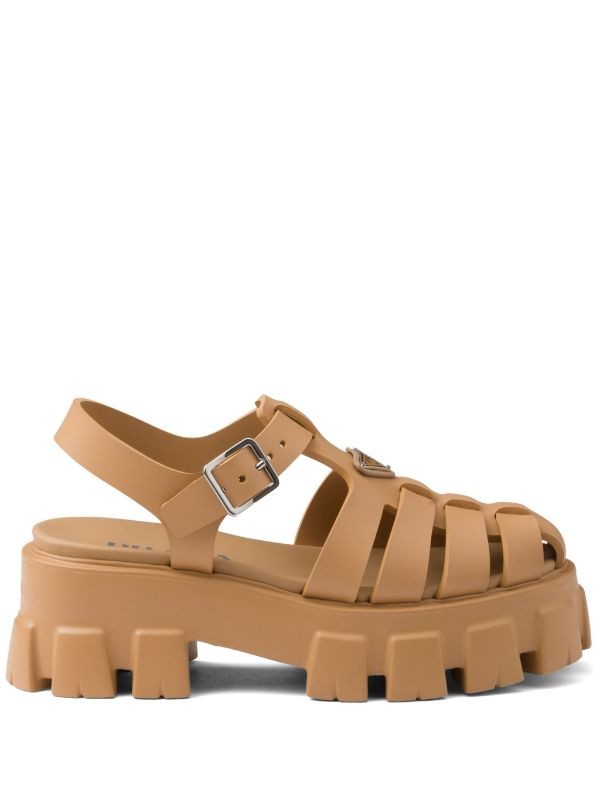 Prada Monolith 55mm platform sandals
