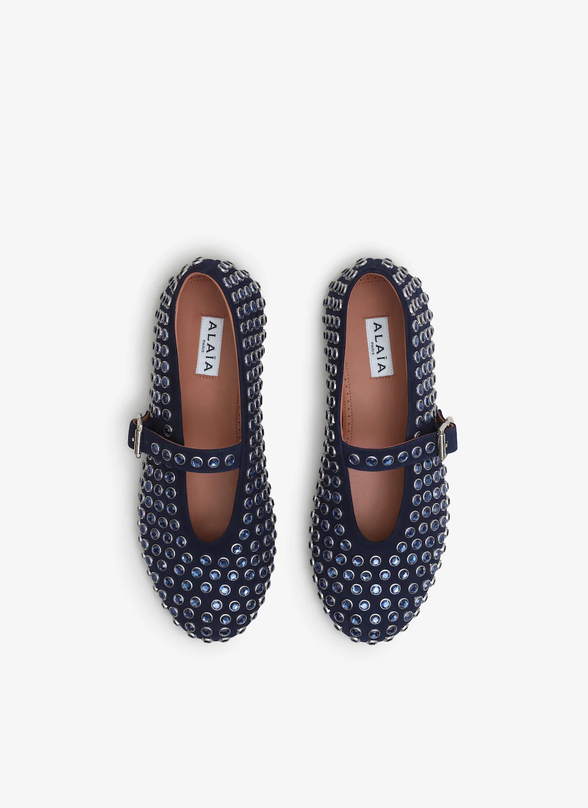 Alaia Strass Ballet Flats