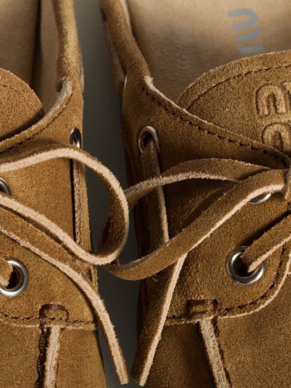 Miu Miu Faded suede mules