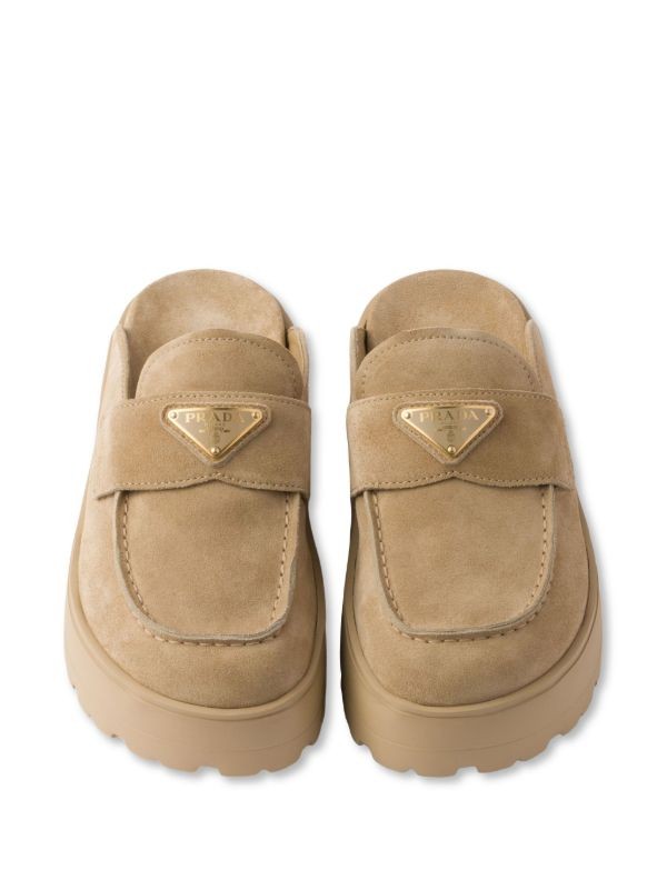  Prada platform slip-on mules