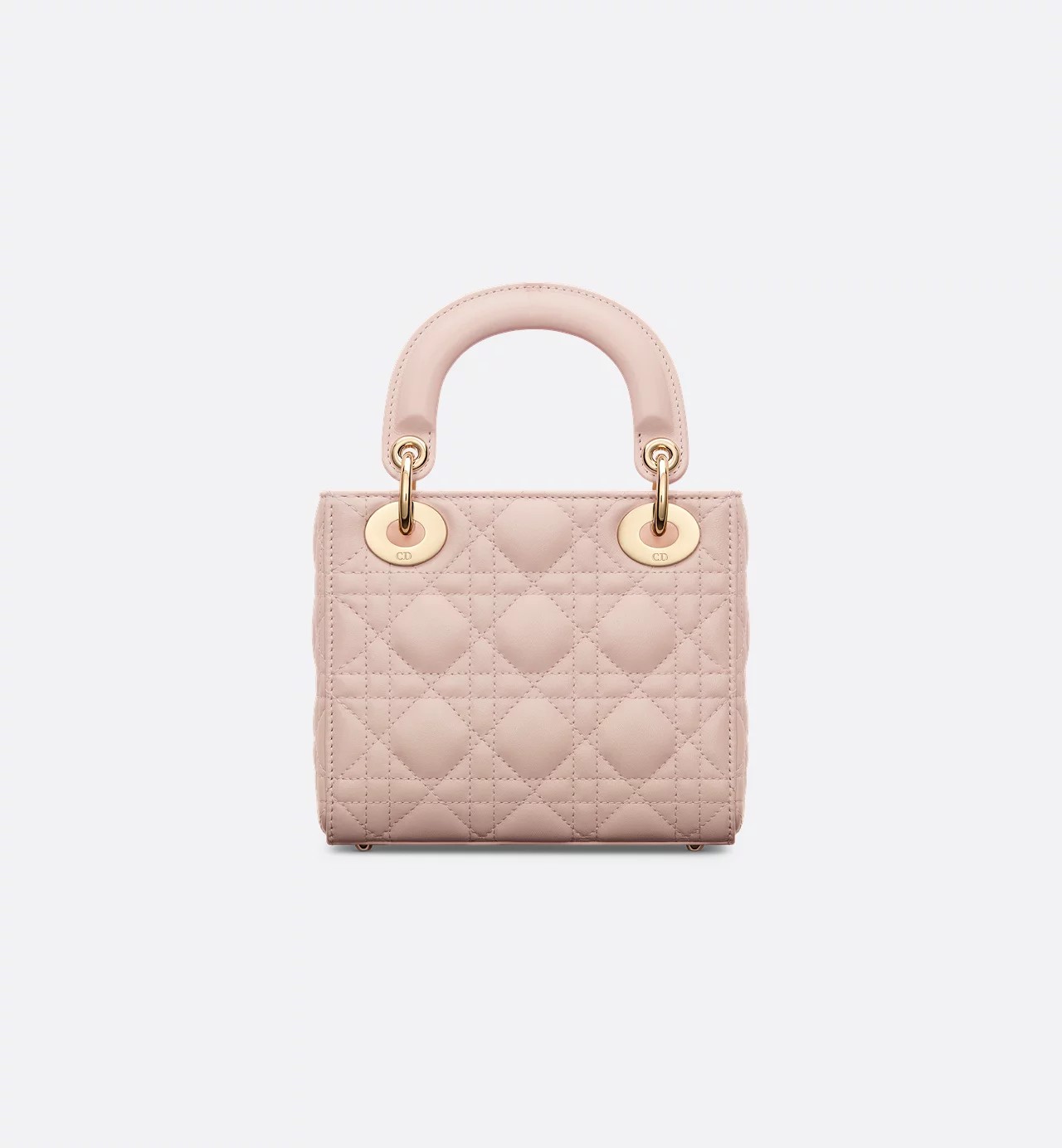 Christian Dior Mini Lady Dior Bag Powder Pink Cannage Lambskin