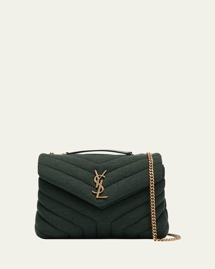 Saint Laurent Loulou Small Shoulder Bag in Quilted Wool