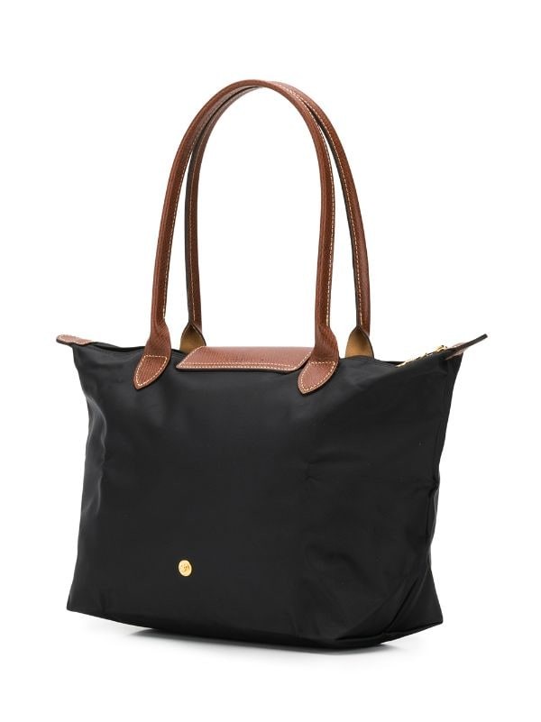 Longchamp Womens Le Pliage Original M Tote Bag Black