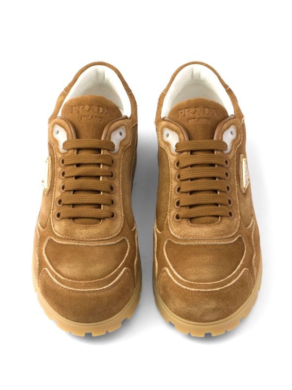 Prada Faded suede sneakers