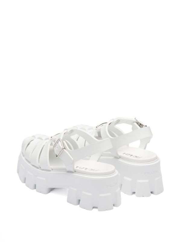Prada Monolith platform sandals