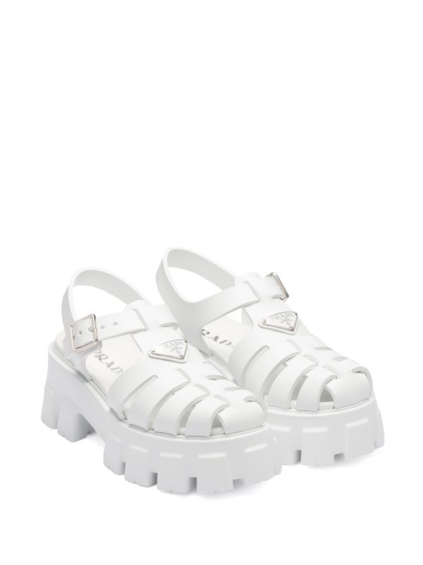 Prada Monolith platform sandals