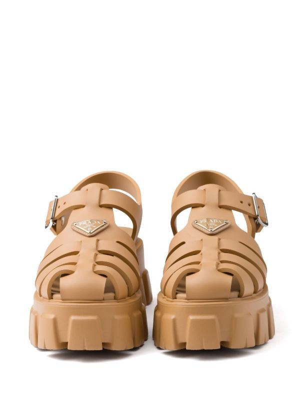 Prada Monolith 55mm platform sandals