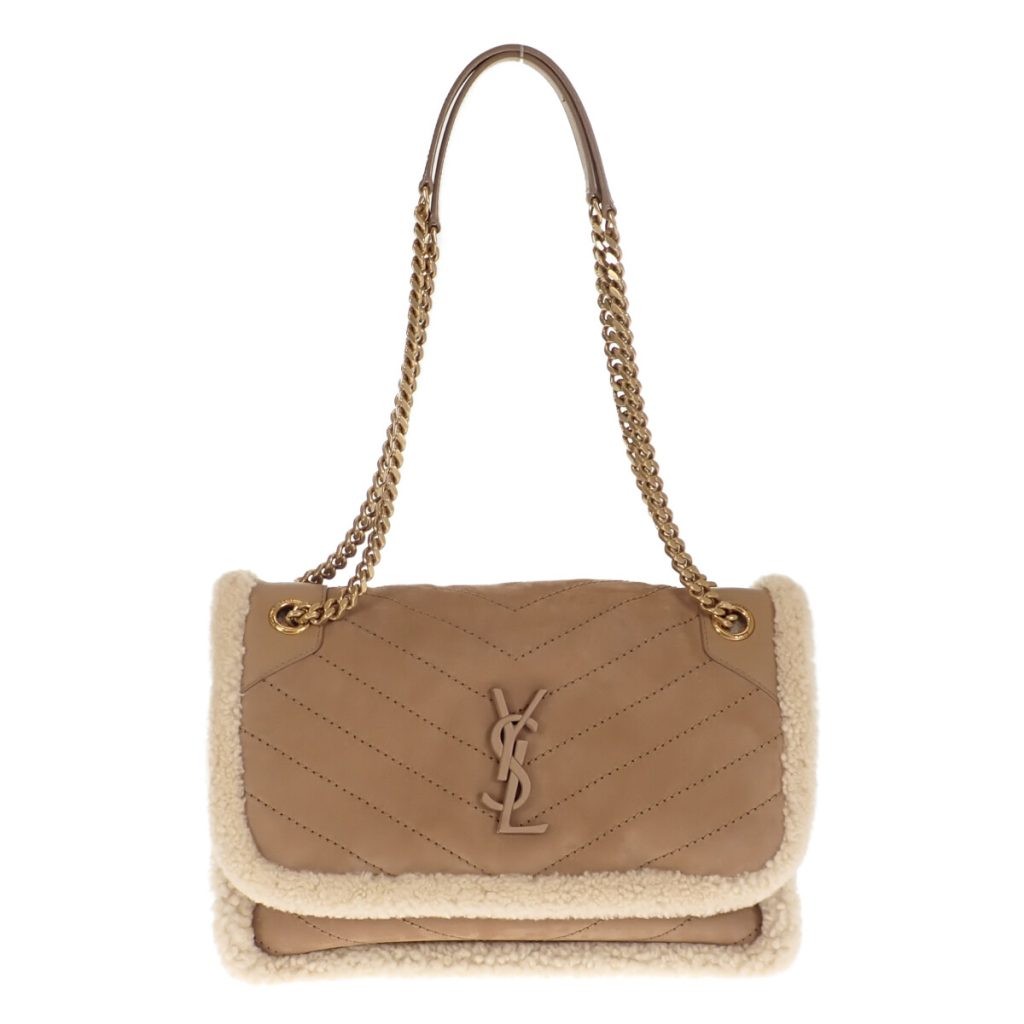 Saint Laurent beige ‘Niki Medium’ shoulder bag