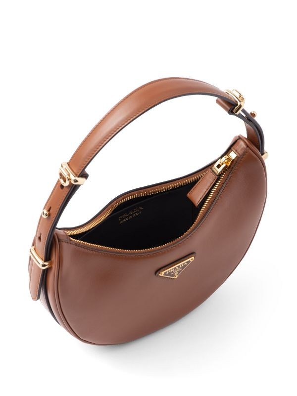 Prada Arque Leather Shoulder Bag