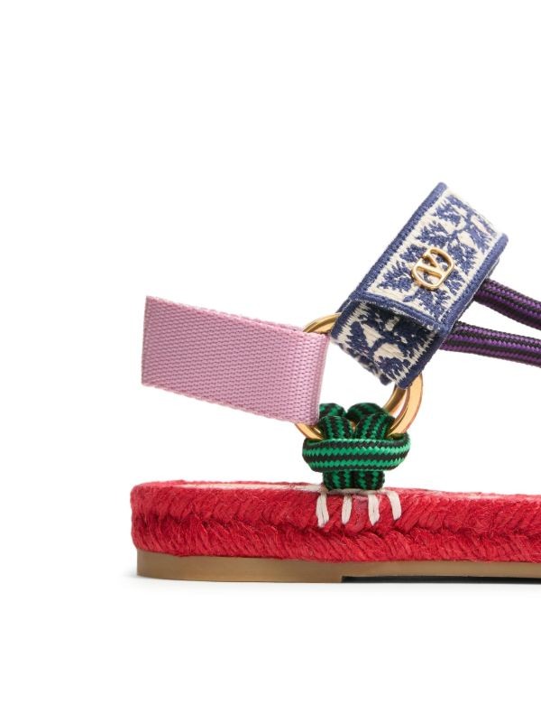  Valentino Garavani 20mm Lake Powell embroidered sandals