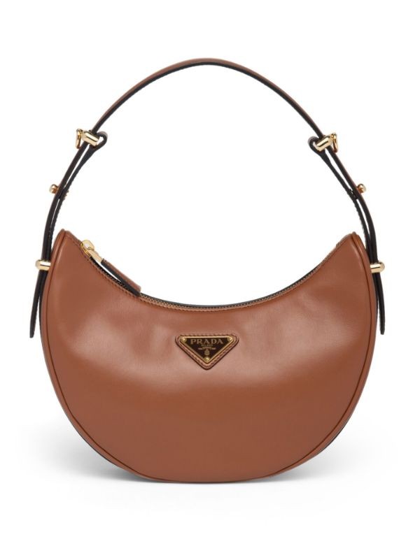 Prada Arque Leather Shoulder Bag