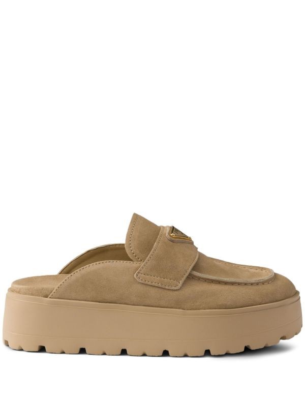  Prada platform slip-on mules