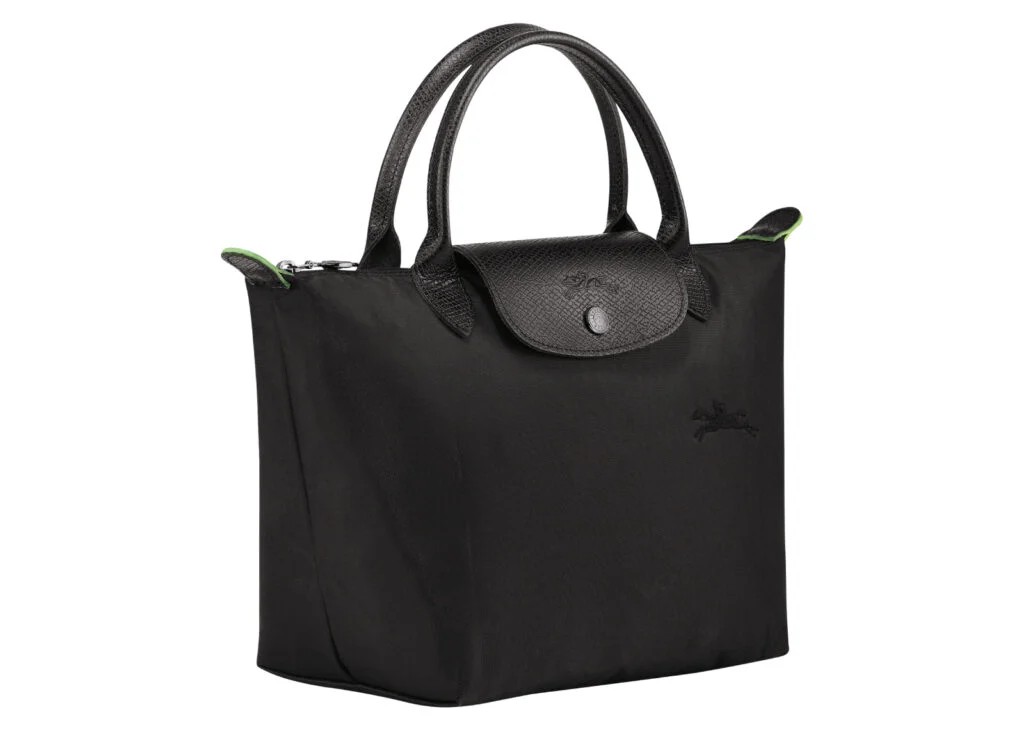 Longchamp Le Pliage Green Small Handbag Black