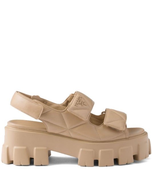 Prada 55mm Monolith sandals