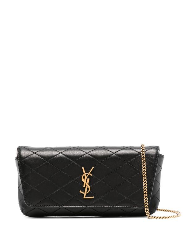 Saint Laurent Gaby quilted phone case bag