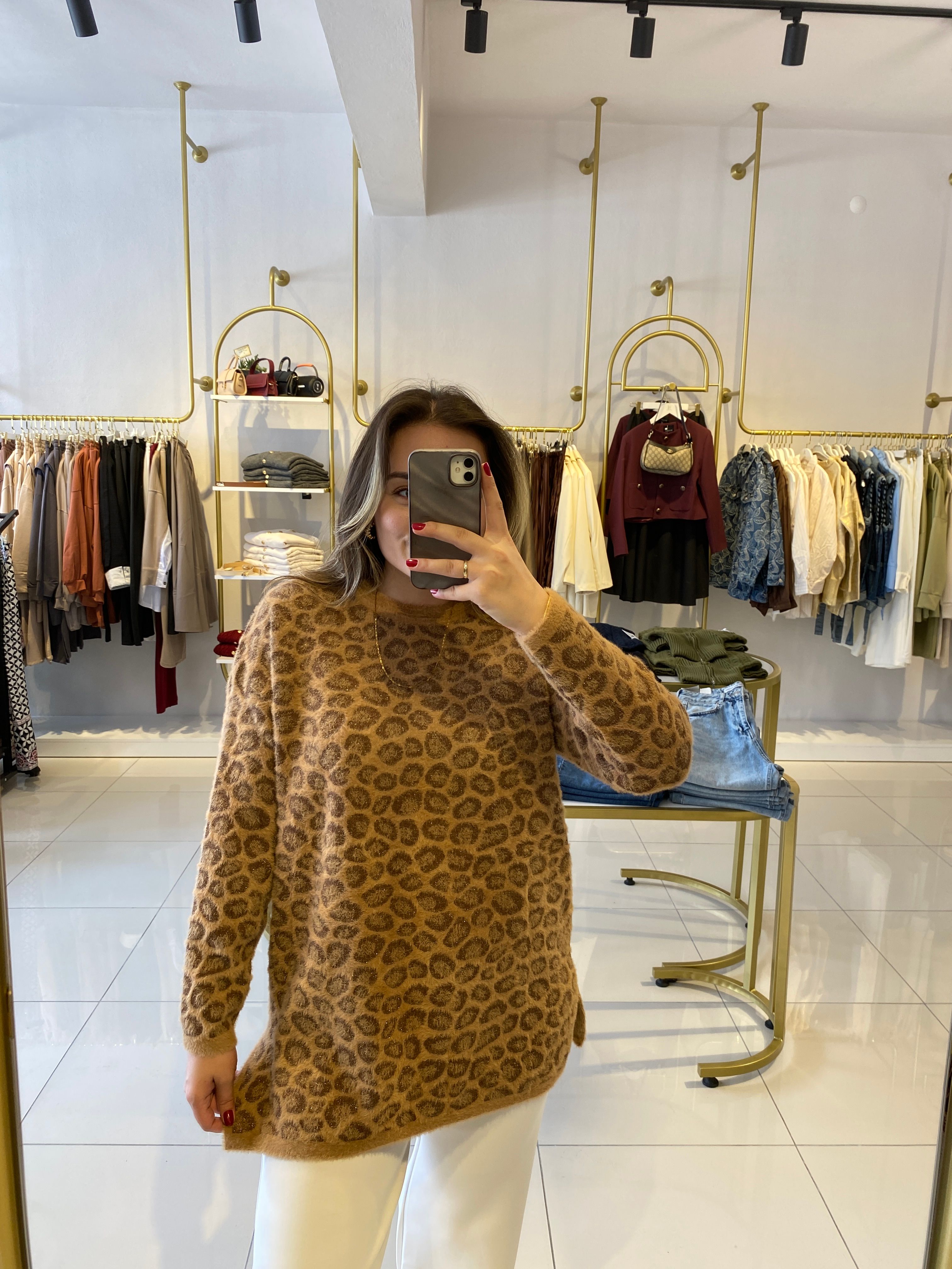 Leopar Desen Premium Kazak