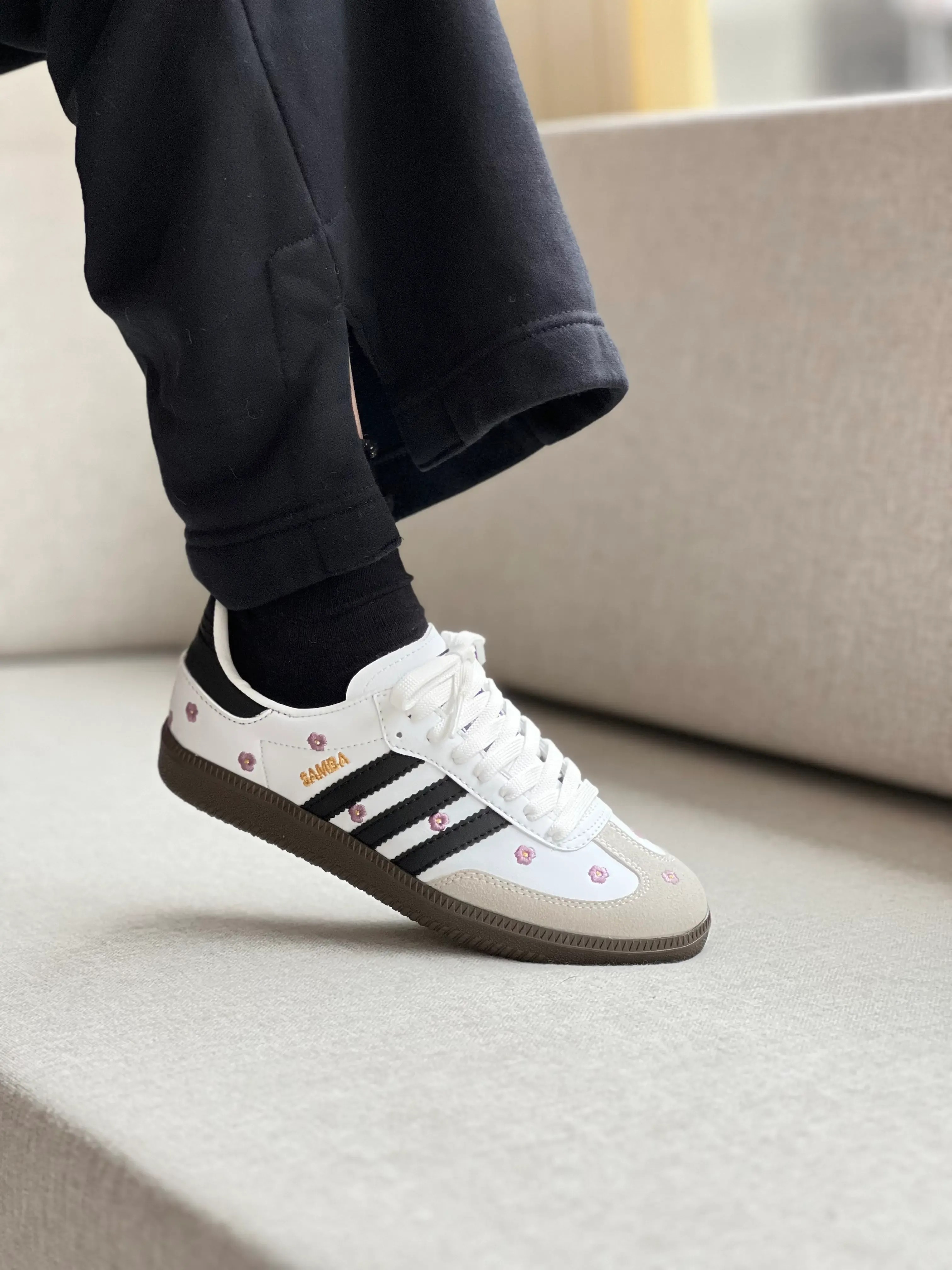 Adidas Samba - Çiçekli