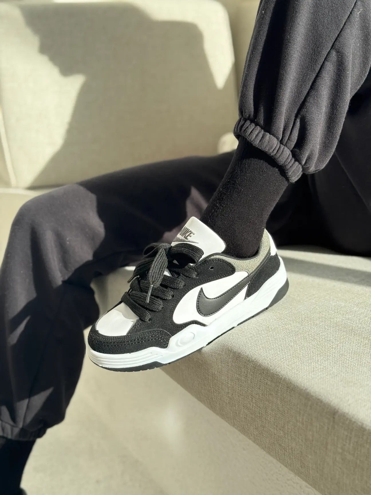 Nike Step Run - Siyah-Beyaz