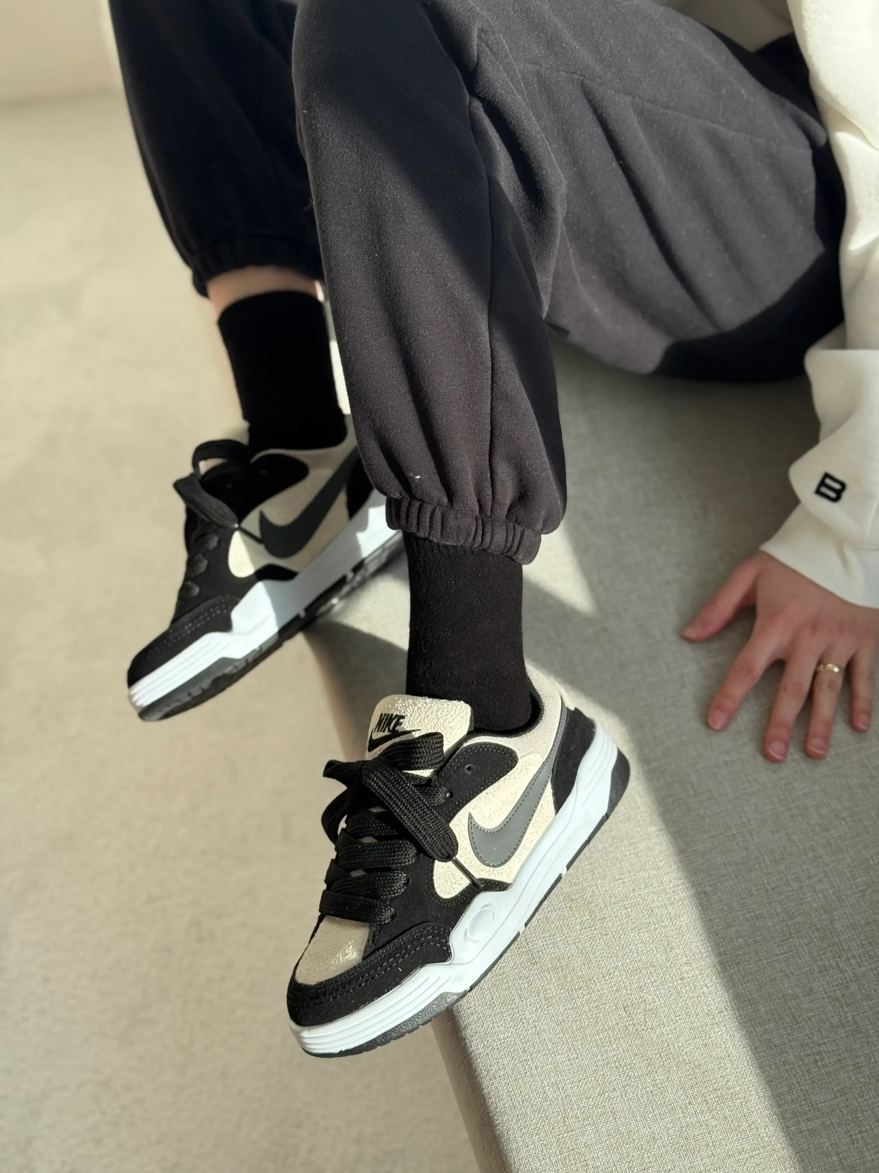Step Run - Siyah-Bej