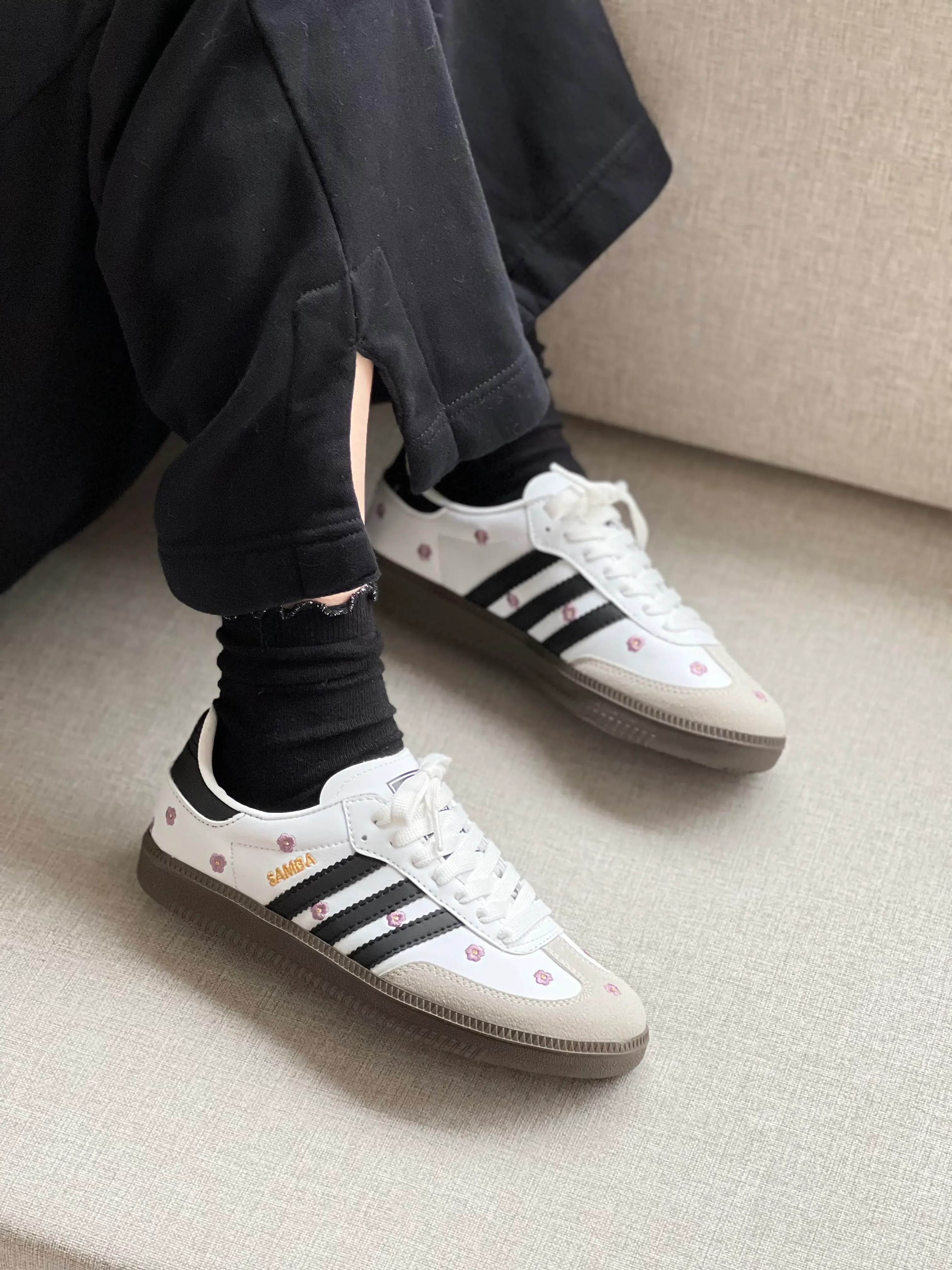 Adidas Samba - Çiçekli