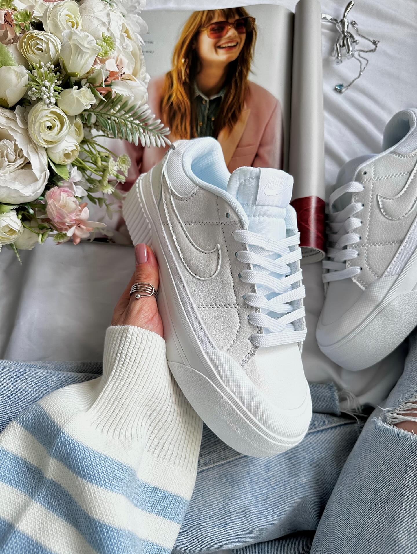 Nike Court Legacy Lift - Beyaz