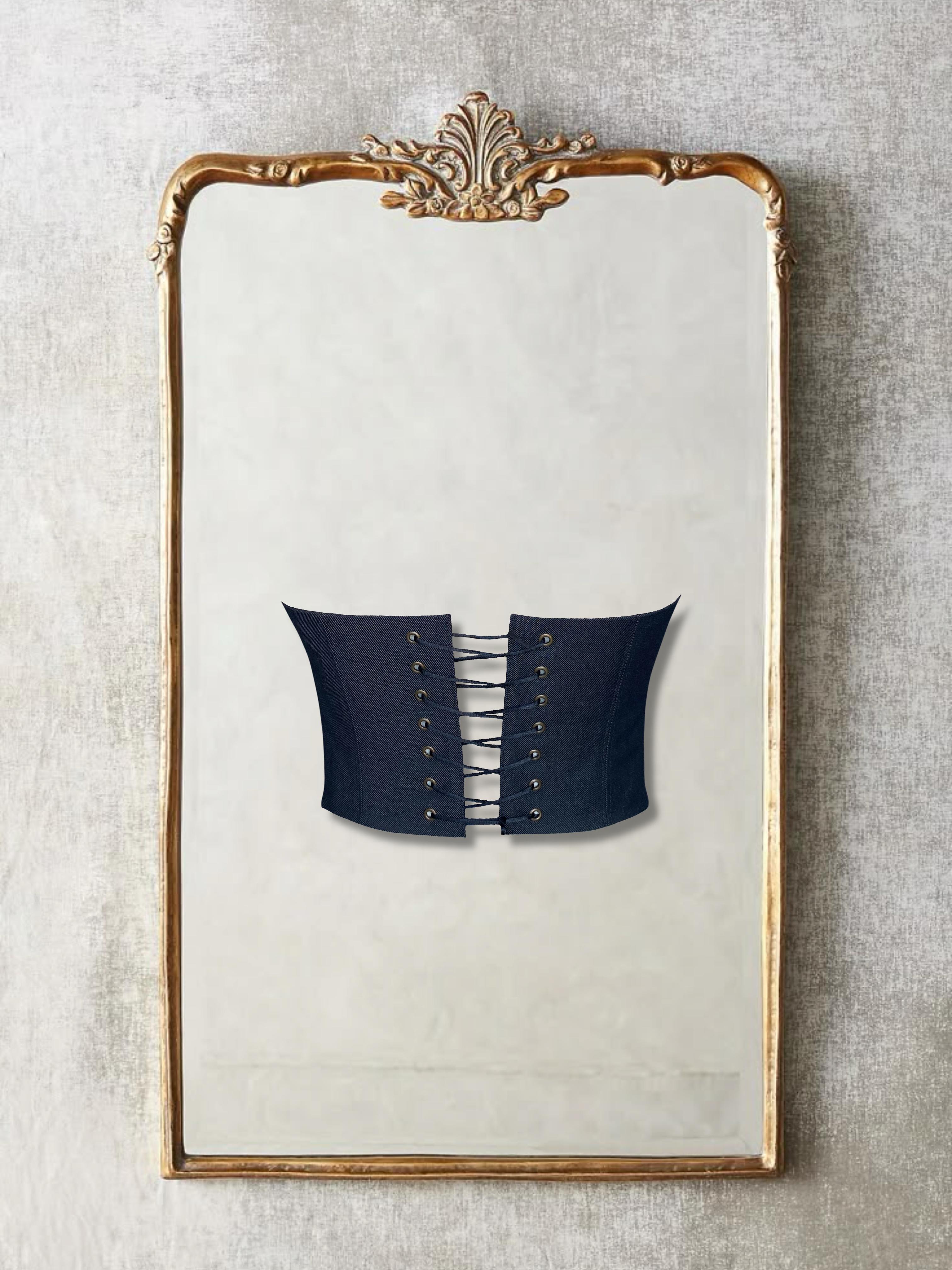 Denim Corset