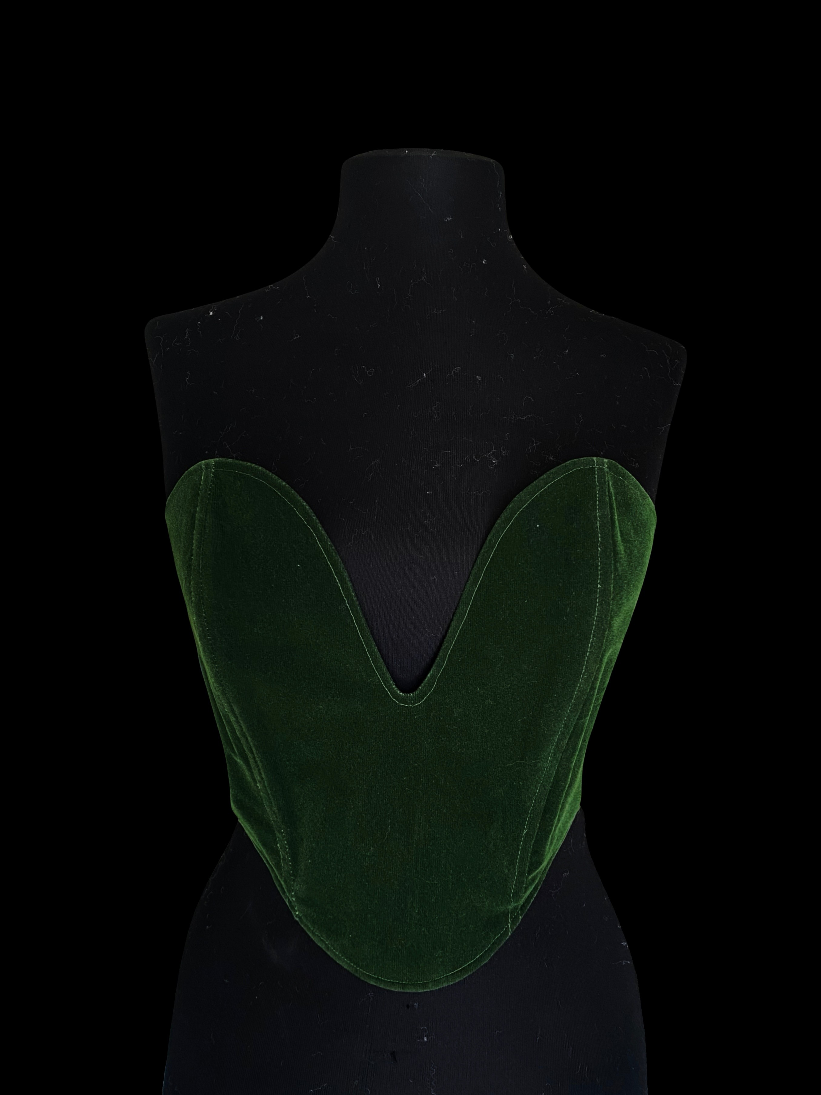 Emerald Suede Corset