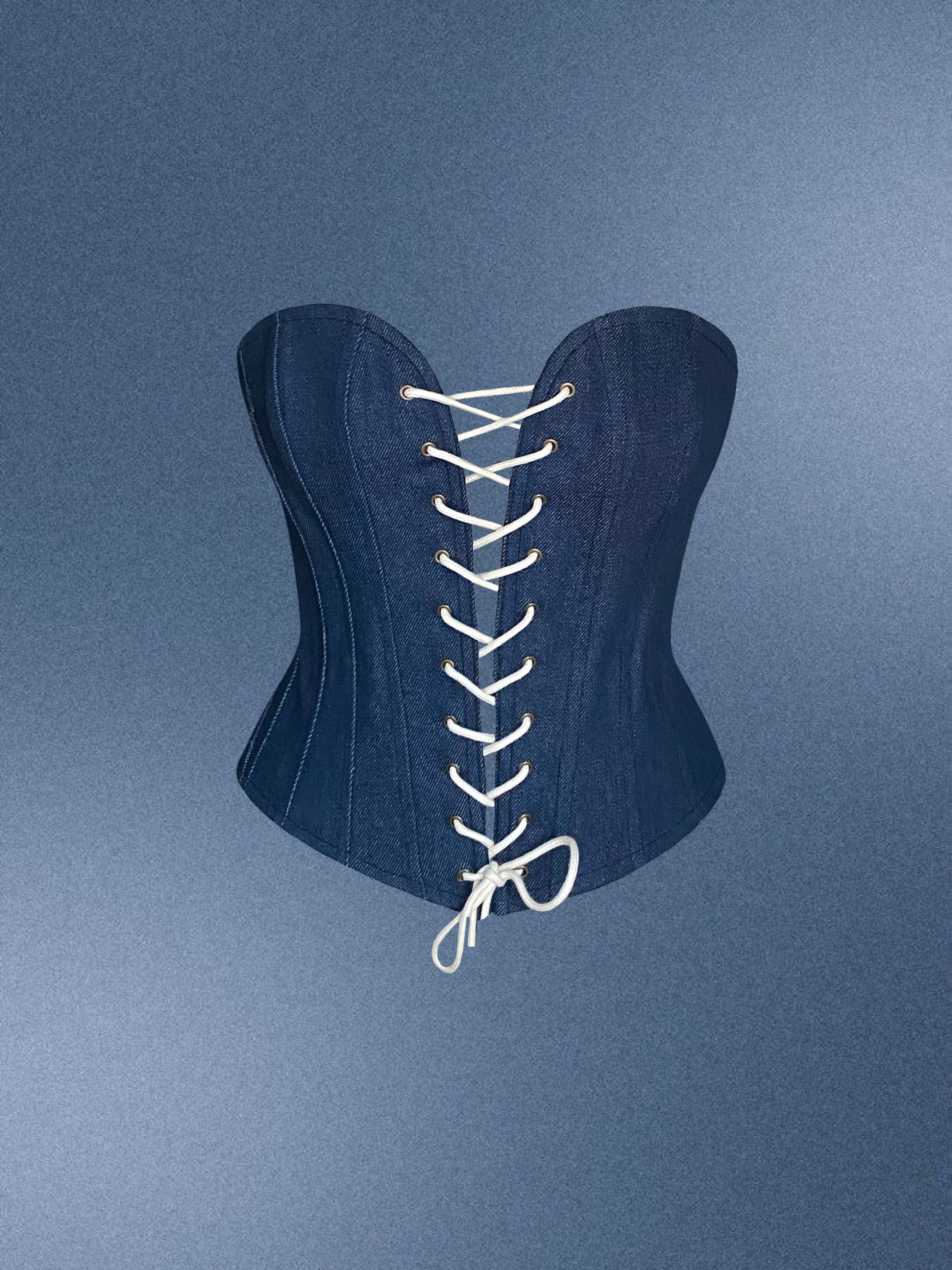 Denim Corset