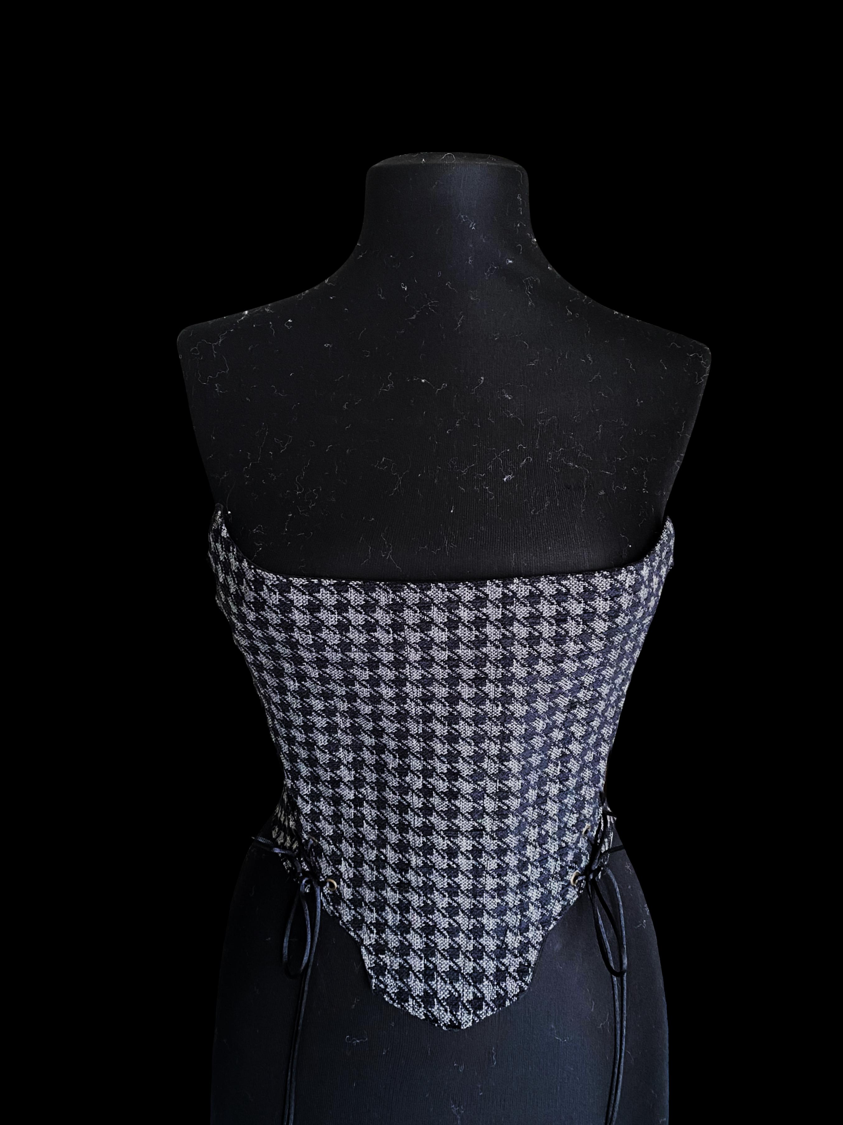 Elizabeth Houndstooth Corset